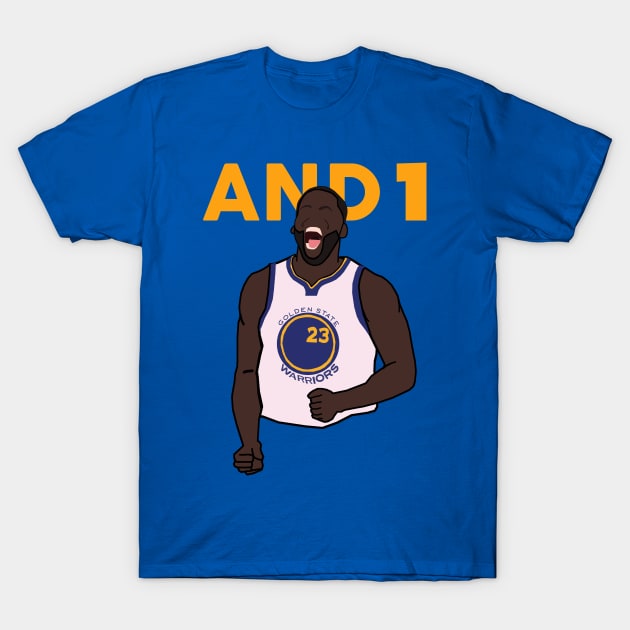 Draymond Green 'AND1' - NBA Golden State Warriors T-Shirt by xavierjfong